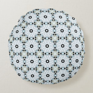 decorative pillow featuring a geometric pattern