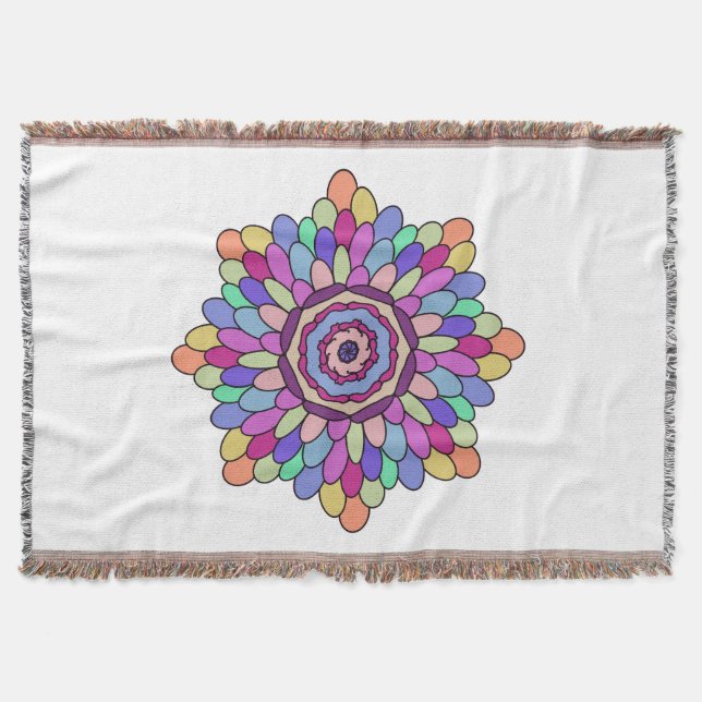 decorative pillow throw blanket (Front)