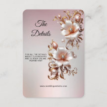 Decorative Pink Floral Detail Enclosure Ca