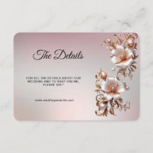 Decorative Pink Floral Detail