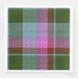  Decorative Plaid Napkin