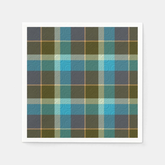  Decorative Plaid  Napkin (Front)