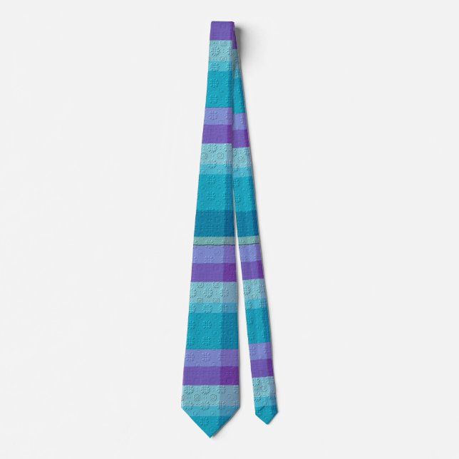  Decorative Plaid Tie (Front)
