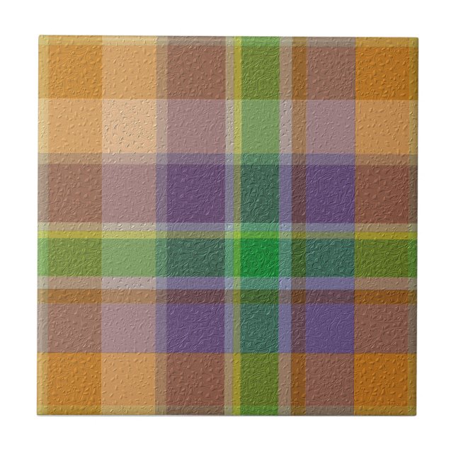  Decorative Plaid  Tile (Front)
