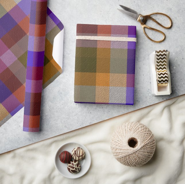  Decorative Plaid Wrapping Paper (Crafts)