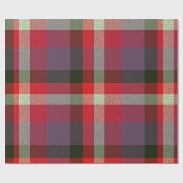  Decorative Plaid Wrapping Paper (Flat)
