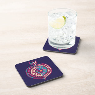 Decorative Pomegranate   Coaster