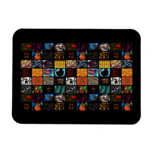 Decorative Pop Arts Pattern Magnet