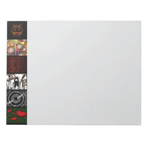 Decorative Pop Arts Pattern Notepad