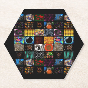 Decorative Pop Arts Pattern Paper Coaster