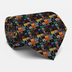 Decorative Pop Arts Pattern  Tie