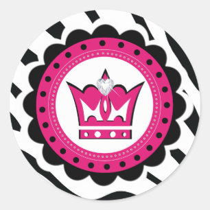 Decorative Princess Birthday Stickers