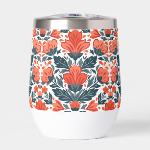 Decorative red flowers