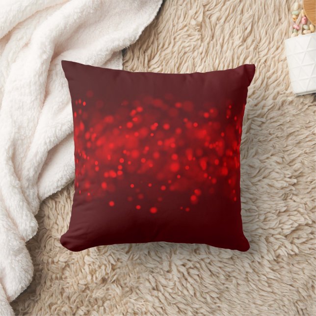 Decorative Red Solid Trend Colour Background Cushion (Blanket)