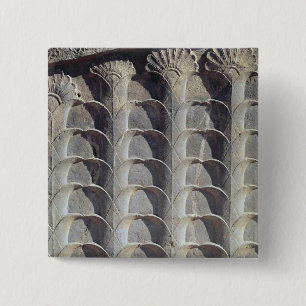 Decorative relief from the east stairway 15 cm square badge