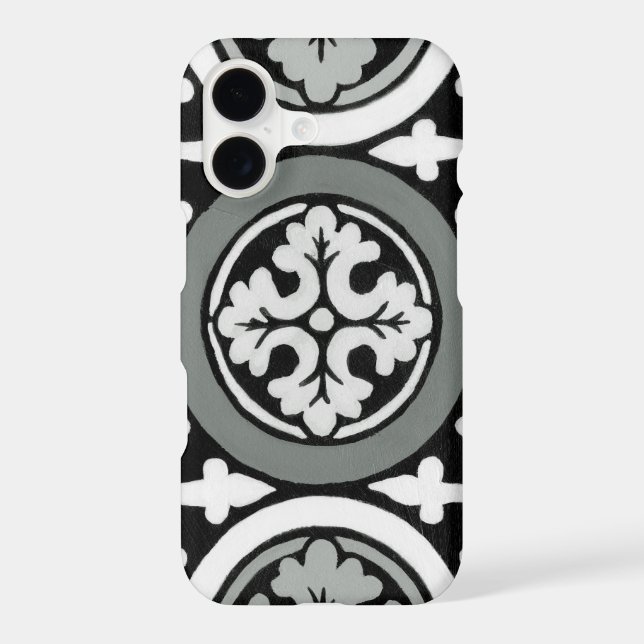 Decorative Renaissance Rosette Tile Design (Back)