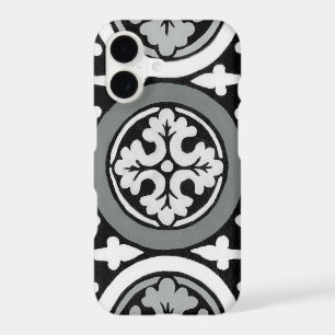 Decorative Renaissance Rosette Tile Design