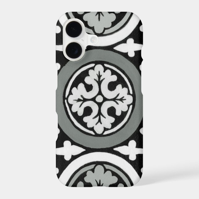 Decorative Renaissance Rosette Tile Design (Back)