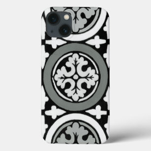 Decorative Renaissance Rosette Tile Design iPhone 13 Case