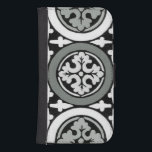 Decorative Renaissance Rosette Tile Design Samsung S4 Wallet Case<br><div class="desc">Shakespeare would have loved to place this decorative renaissance rosette tile design in his home. To buy one or buy two,  that is the question! For all fans of leaves and leaf-pritn designs!</div>
