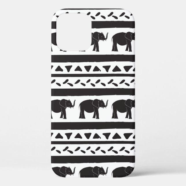Decorative repeat seamless pattern with hand drawn Case-Mate iPhone case (Back)