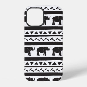 Decorative repeat seamless pattern with hand drawn iPhone 12 case