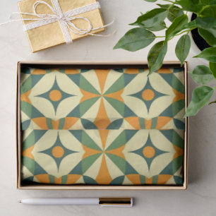 Decorative retro seamless pattern tissue paper