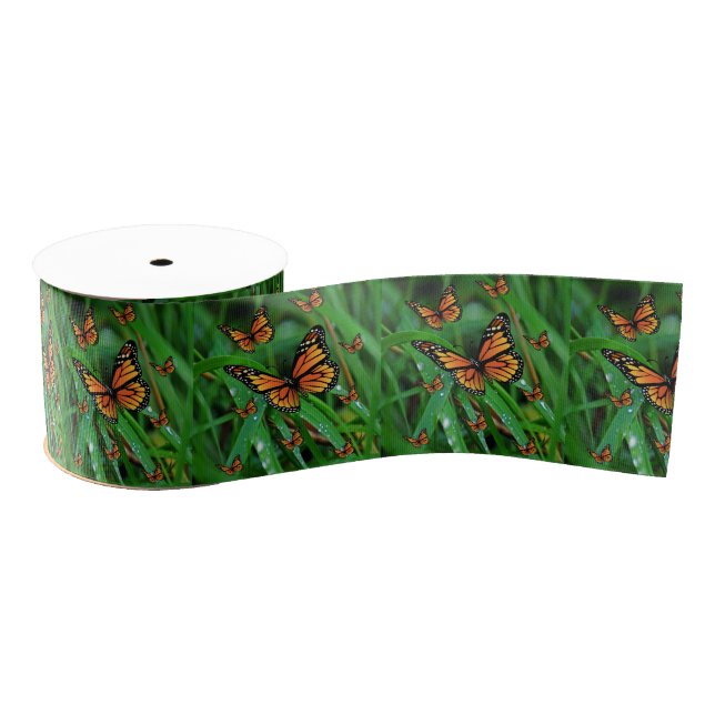 decorative ribbon butterflies grosgrain ribbon (Spool)