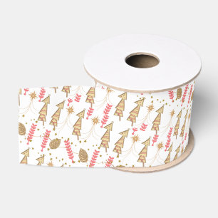 Decorative Ribbon Christmas Trees Grosgrain Ribbon