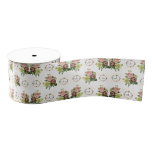 decorative ribbon floral grosgrain ribbon
