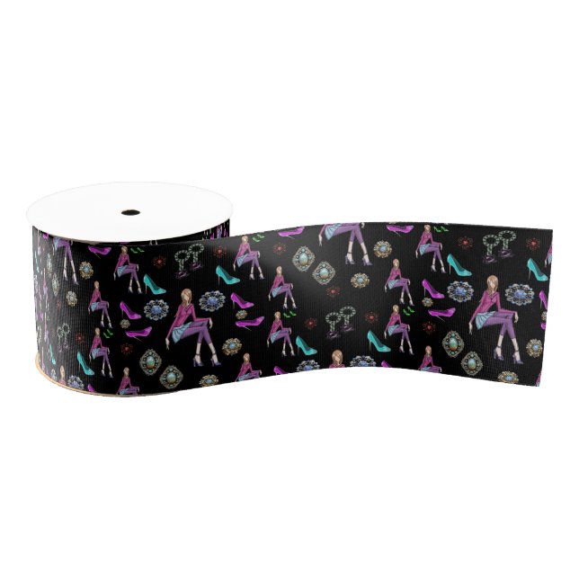 decorative ribbon teenagers shoes grosgrain ribbon (Spool)