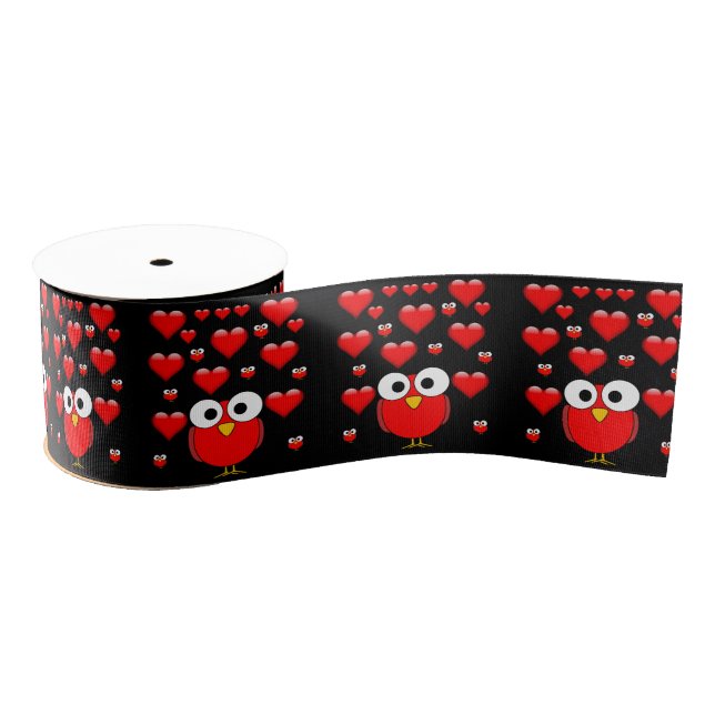 decorative ribbon valentines love grosgrain ribbon (Spool)
