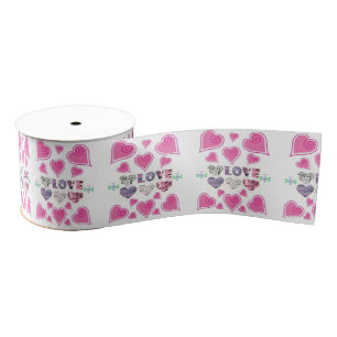 decorative ribbon valentines love grosgrain ribbon