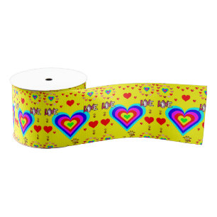 decorative ribbon valentines love grosgrain ribbon