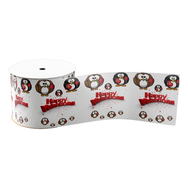 decorative ribbon valentines love grosgrain ribbon (Spool)