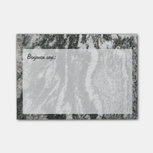 Decorative Rock Texture with any Text Post-it Notes