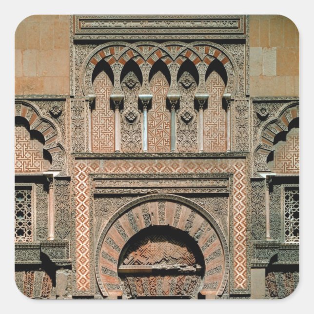 Decorative scheme above the doorway square sticker (Front)