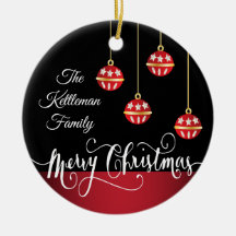 Decorative Script Christmas Design