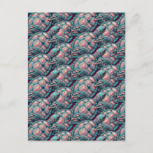 Decorative Sea Turtle Postcard