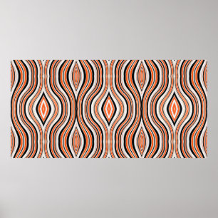 Decorative seamless light grey, black and antique  poster