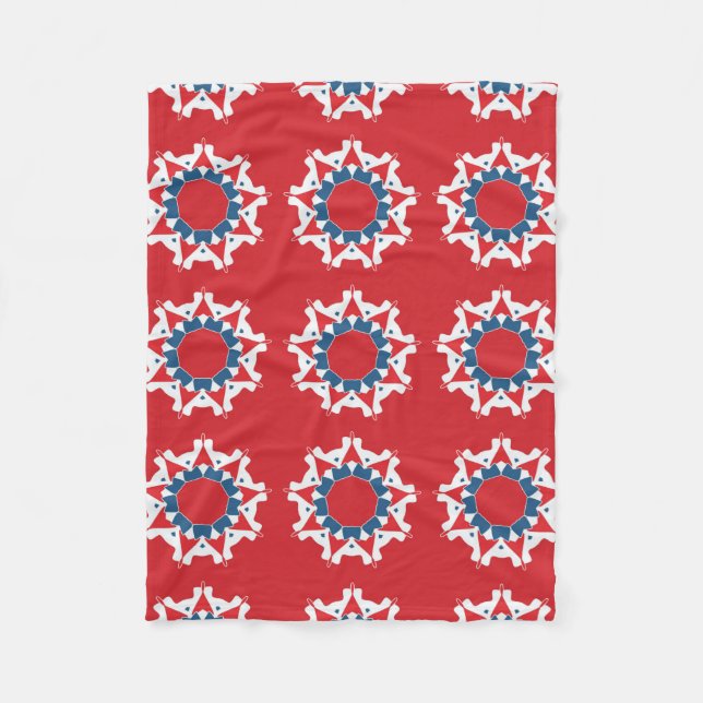 Decorative seamless pattern. Abstract texture desi Fleece Blanket (Front)
