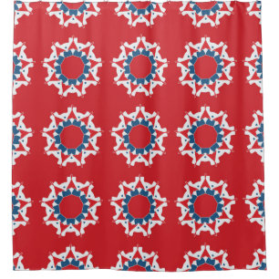 Decorative seamless pattern. Abstract texture desi Shower Curtain