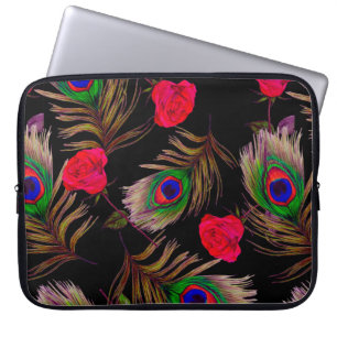 Decorative seamless pattern with beautiful waterco laptop sleeve