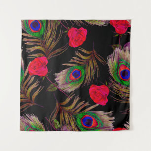 Decorative seamless pattern with beautiful waterco tapestry