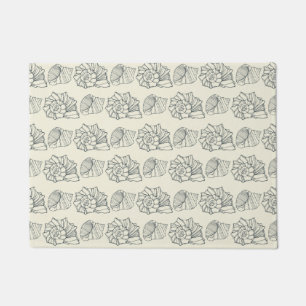 Decorative Shells Pattern Doormat