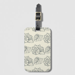 Decorative Shells Pattern Luggage Tag