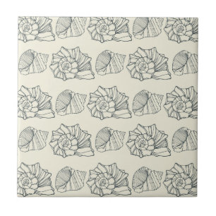 Decorative Shells Pattern Tile