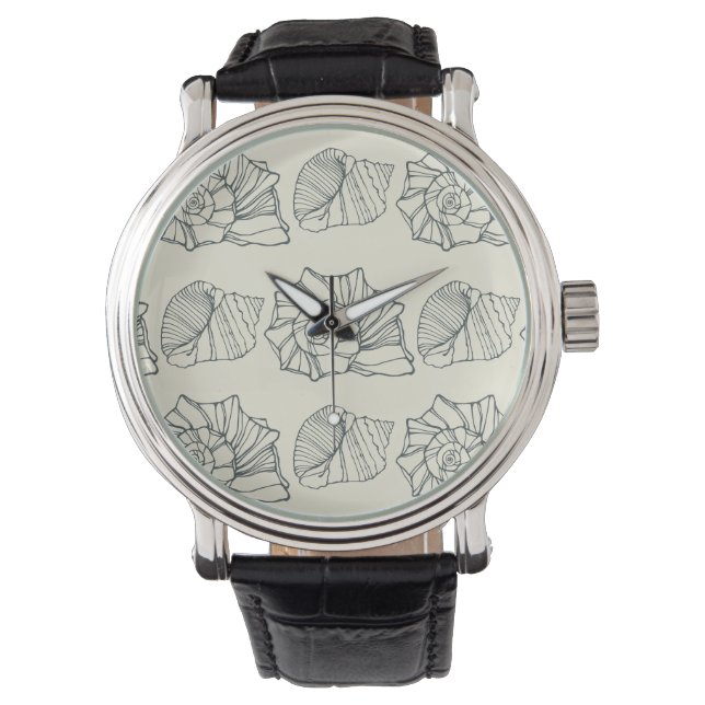 Decorative Shells Pattern Watch (Front)