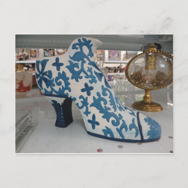 Decorative Shoe Postcard (Front)