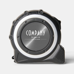 Decorative Silver Metal Effect Company Name 1